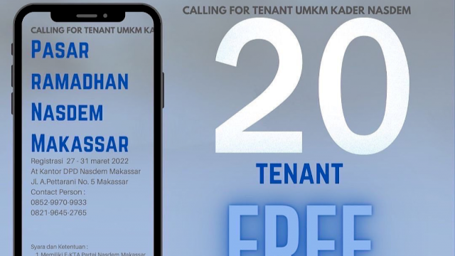 Pasar Ramadhan Partai NasDem. 