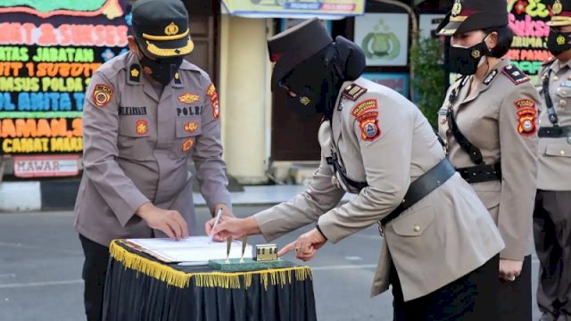 Sejumlah Pejabat Utama dan Kapolsek Bergeser, Ini Daftarnya