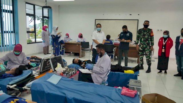 Gandeng PMI Makassar Gelar Donor Darah, Kampus IPDN Sulsel Kumpulkan 91 Kantong Darah