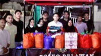 Peduli Kemanusiaan, Ketua HIPMI Makassar Salurkan Bantuan ke Korban Kebakaran