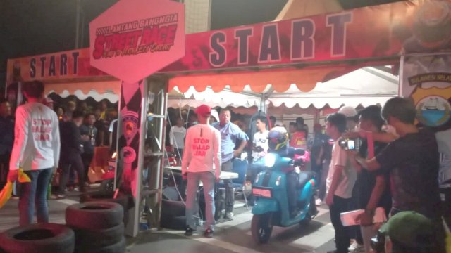 Balapan motor Lantang Bangngia Street Race 2022