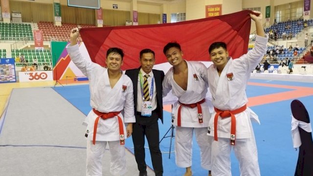 Karateka Sulsel Sumbang Emas untuk Indonesia di Sea Games Vietnam