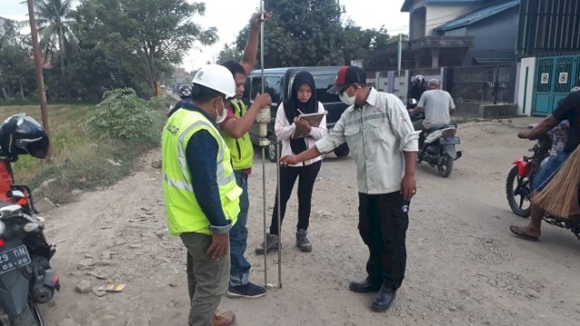 Ruas Pinrang-Rappang Mulai Dikerjakan, Masuki Tahap Penghamparan Lapis Pondasi dan Uji Mutu