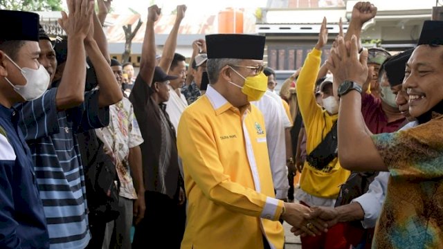 Ketua Golkar Sulsel Sapa Warga Gowa: Saya Terharu Disambut Meriah