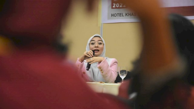 Anggota DPRD Makassar, Budi Hastuti sosialisasikan Perda Pajak Daerah, di Hotel Khas Makassar, Jl Andi Mappanyukki, Kamis (23/6/2022).