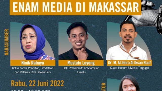 Dewan Pers Anggap Sidang Gugatan Enam Media di Makassar “Cacat” Formil