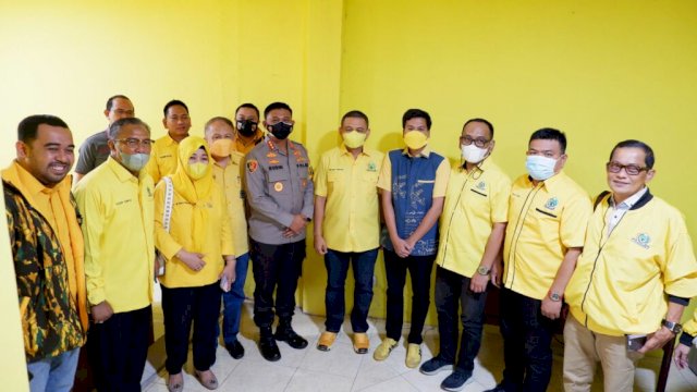 Andi Nurhaldin Dampingi Appi Terima Kunjungan Kapolrestabes Makassar