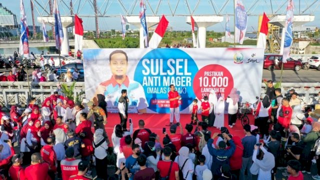 ASN dan Non-ASN Ikut Program Sulsel Anti Mager Gerakan 10.000 Langkah Per Hari