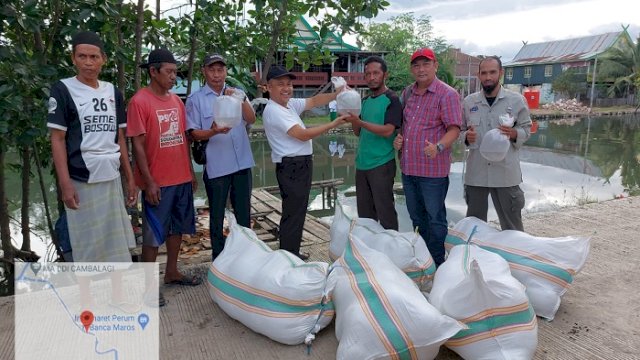 Maros Dapat Bantuan Benur Udang, Gubernur: Kembalikan Kejayaan Udang Windu