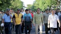 Danny Ikut Jalan Santai Memperingati HUT Bhayangkara, Sebut TNI-Polri Terdepan Bantu Atasi Pandemi