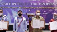 Danny Tandatangani Kerjasama Bidang Kekayaan Intelektual Bersama Kemenkumham Sulsel