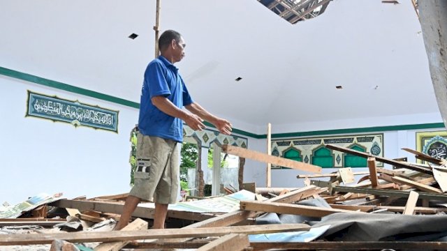 Berdiri Sejak 1995, Masjid Kantor Gubernur Sulsel Mulai Direnovasi