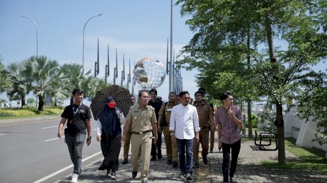 Danny Tinjau Kesiapan Lokasi Pagelaran F8 Makassar