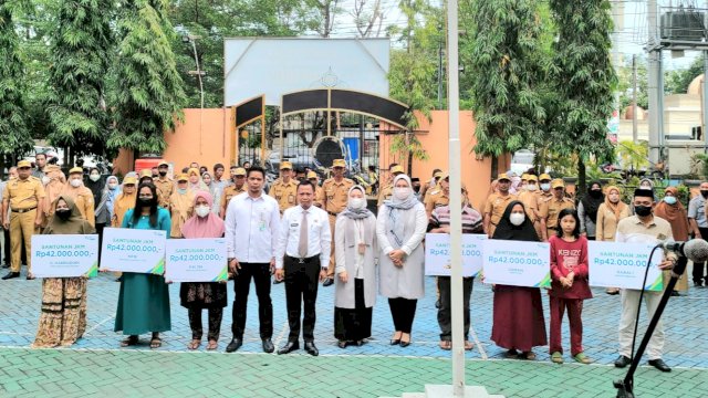 Penerima Manfaat BPJS Ketenagakerjaan di Kecamatan Tallo. 