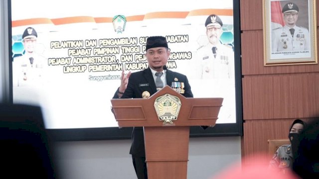 23 Pejabat Baru Pemkab Gowa Dilantik, Bupati Harap Bekerja Sesuai Perkembangan Zaman