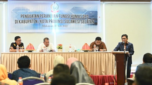 Diskominfo Sulsel Perkuat Peran dan Fungsi Humas OPD Kabupaten/Kota Lewat Workshop Kehumasan