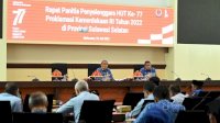 Pemprov Sulsel Gelar Rapat Persiapan HUT RI Ke-77, Bahas Rangkaian Acara