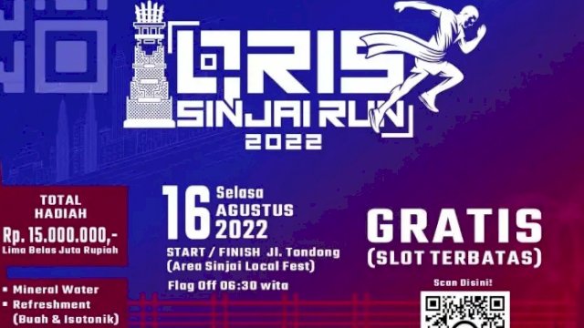 Pemkab Bakal Buat Event &ldquo;QRIS Sinjai Run 2022&rdquo;, Catat Jadwalnya!