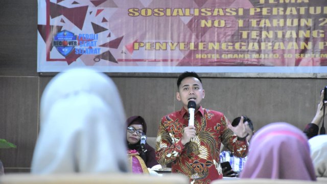 Anggota DPRD Makassar, Al Hidayat Samsu sosialisasikan Perda Penyelenggaraan Pendidikan, di Hotel Grand Maleo, Jalan Pelita Raya, Sabtu (10/9/2022).