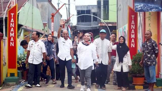 Anggota DPRD Makassar, Nunung Dasniar kunjungi di Kelurahan Tamalanrea, Jumat (16/9/2022).