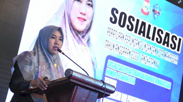Anggota DPRD Makassar, Fatma Wahyuddin sosialisasikan Perda Pengawasan dan Pengendalian Pengadaan, Peredaran dan Penjualan Minuman Beralkohol, di Hotel ASTON, Jalan Sultan Hasanuddin, Sabtu (24/9/2022).