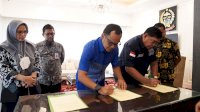 Abdul Hayat Teken MoU Lahan Asrama Mahasiswa Sulsel dengan Wali Kota Bogor