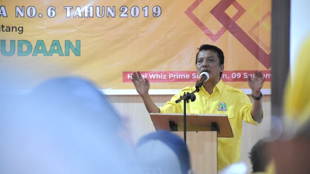 Ketua Fraksi Golkar Makassar, Abd Wahab Tahir.