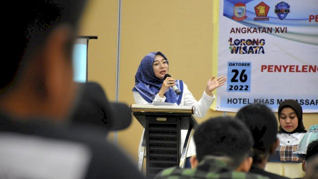 Anggota DPRD Makassar, Budi Hastuti sosialisasikan Perda Penyelenggaraan Bantuan Hukum, di Hotel Khas Makassar, Jl Andi Mappanyukki, Rabu (26/10/2022).