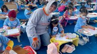Meriahkan HUT Makassar ke-415, Bunda PAUD Makassar Gelar Lomba Menggambar dan Melipat Kertas