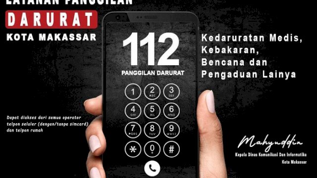 Waspada Cuaca Buruk, Diskominfo Makassar Ajak Masyarakat Manfaatkan Layanan Call Center 112