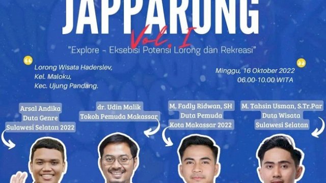 Dispora Makassar Ajak Masyarakat Jappa-Jappa ri Lorong, Explore Potensi Lorong Wisata