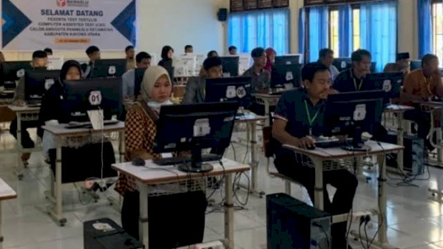 Bawaslu Sulsel Sebut 347 Calon Panwaslu Kecamatan Tak Ikuti Test CAT