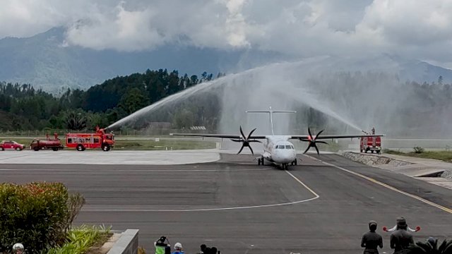 Penerbangan langsung Toraja-Balikpapan (PP) mulai beroperasi pada hari ini, Jumat, 7 Oktober 2022.