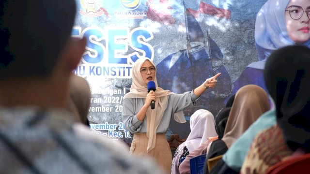 Ketua Komisi D DPRD Sulsel, Andi Rachmatika Dewi serap aspirasi Warga Tanjung Merdeka, Kamis (17/11/2022).