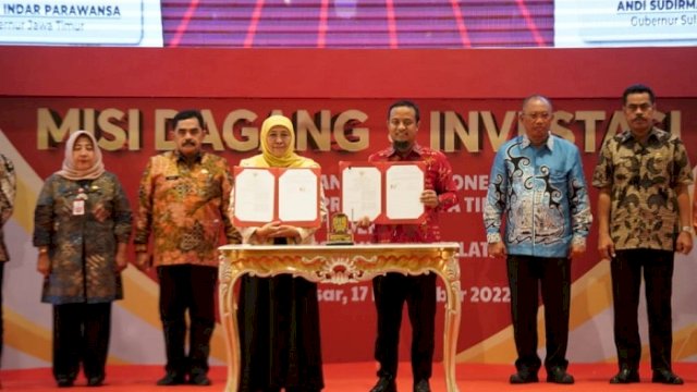 Khofifah dan Andi Sudirman Bertemu di Misi Dagang dan Investasi, Hasilkan Transaksi Rp 150 Miliar Lebih