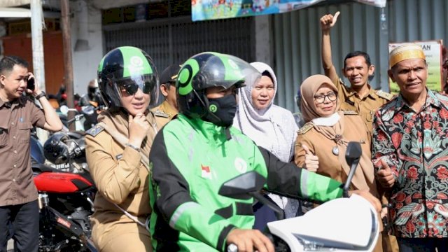 Gunakan Ojol, Wawali Kunjungi Tiga Lorong Wisata