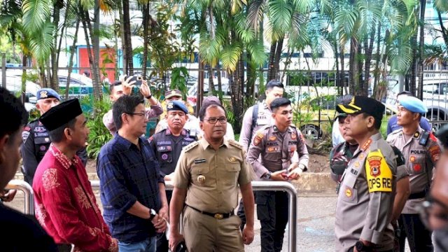 Walikota dan Forkopimda Kota Makassar Pantau Pengamanan Gereja