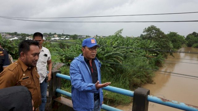 Danny Tinjau Waduk Nipa-Nipa, Pastikan Seluruh Perangkat Daerah Antisipasi Banjir