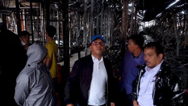 Segera Dibangun Lapak Sementara, Kerugian Akibat Kebakaran Pasar Sentral Ditaksir Rp 60 Miliar