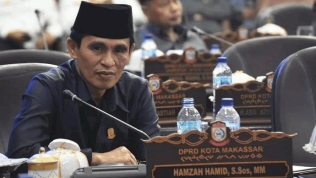 Anggota DPRD Makassar, Hamzah Hamid. (int)