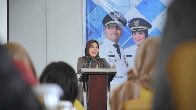 Anggota DPRD Makassar, Reski sosialisasikan Perda Penyusunan Produk Hukum Daerah, di Hotel Karebosi Premier, Jumat (27/1/2023).