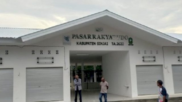 Pasar Udo Sinjai Diresmikan Besok, Tampung 76 Pedagang