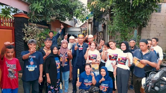Kunjungi Mamajang dan Mariso, Pesan Rudianto Lallo ke Warga: Janganki Putus Semangat, Sekolahkan Anakta