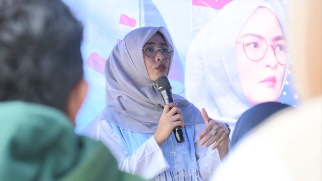 Ketua Komisi D DPRD Sulsel, Andi Rachmatika Dewi melaksanakan Pengawasan Penyelenggaraan Pemerintah Daerah dalam memonitoring APBD Sulawesi Selatan, di Kelurahan Manuruki, Kecamatan Tamalate, Makassar, Rabu (1/2/2023).