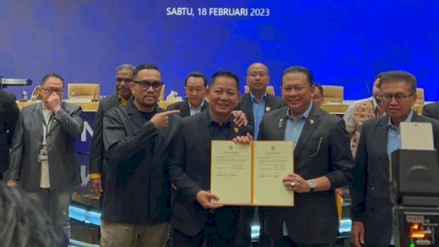 Dilantik Bambang Soesatyo, Rusdi Masse Jadi Ketua IMI Sulsel