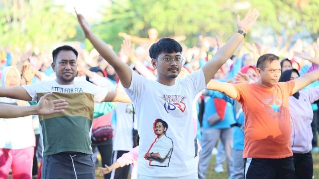 KORMI Makassar Gelar Senam Sehat di Manggala, Berbagi Tips Kesehatan ke Warga