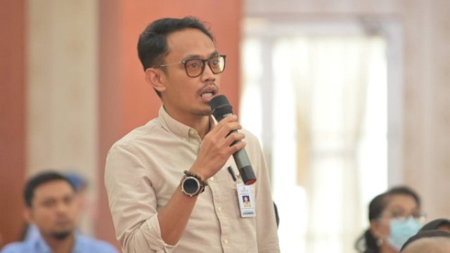 Kepala Bidang Bina Marga Dinas PUTR Sulsel, Irawan Dermayasamin Ibrahim.