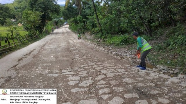 Pemprov Sulsel Lanjutkan Rekonstruksi 3,1 Km Ruas Minasatene di Pangkep