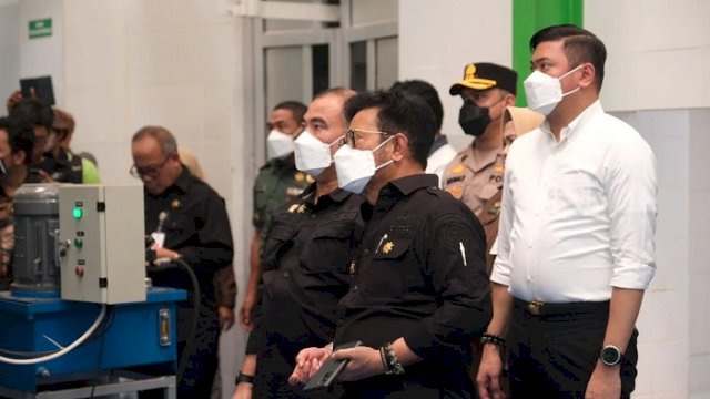 Mentan SYL Resmikan RPH Modern Tamarunang Gowa, Siapkan Sistem Elektronik Terbaik dan Higenis