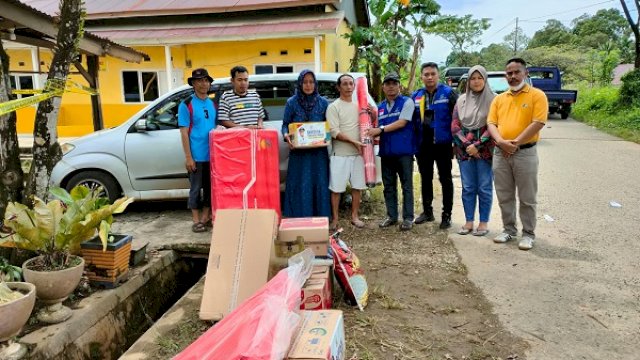 Sebuah Rumah dan Indekos di Lutim Kebakaran, Buffer Stok Pemprov Sulsel Telah Disalurkan